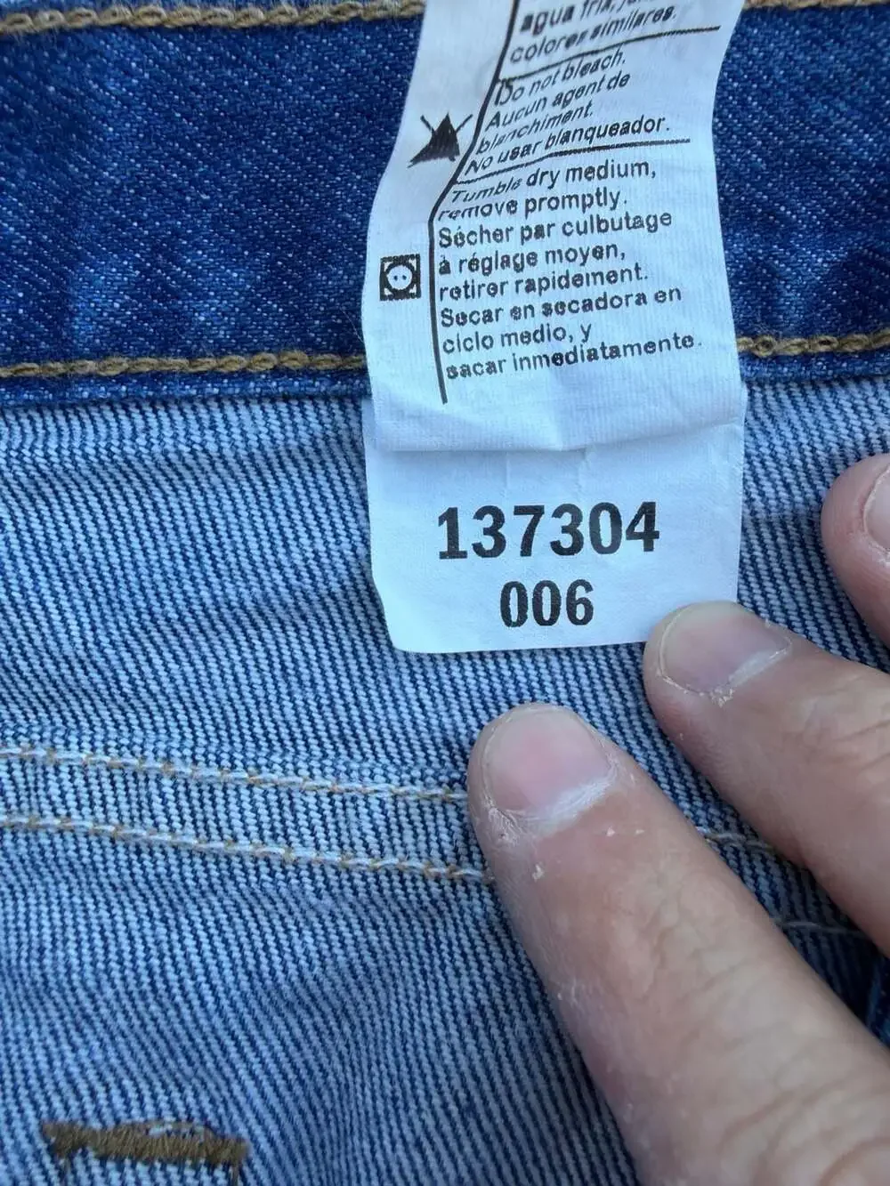 Carhartt B280 PRW Men's Traditional Fit Denim Jeans 38x30